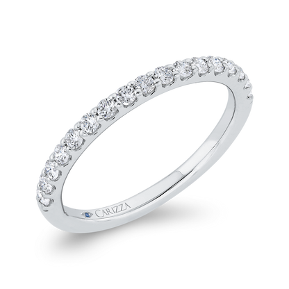 Diamond Wedding Band in 14K White Gold