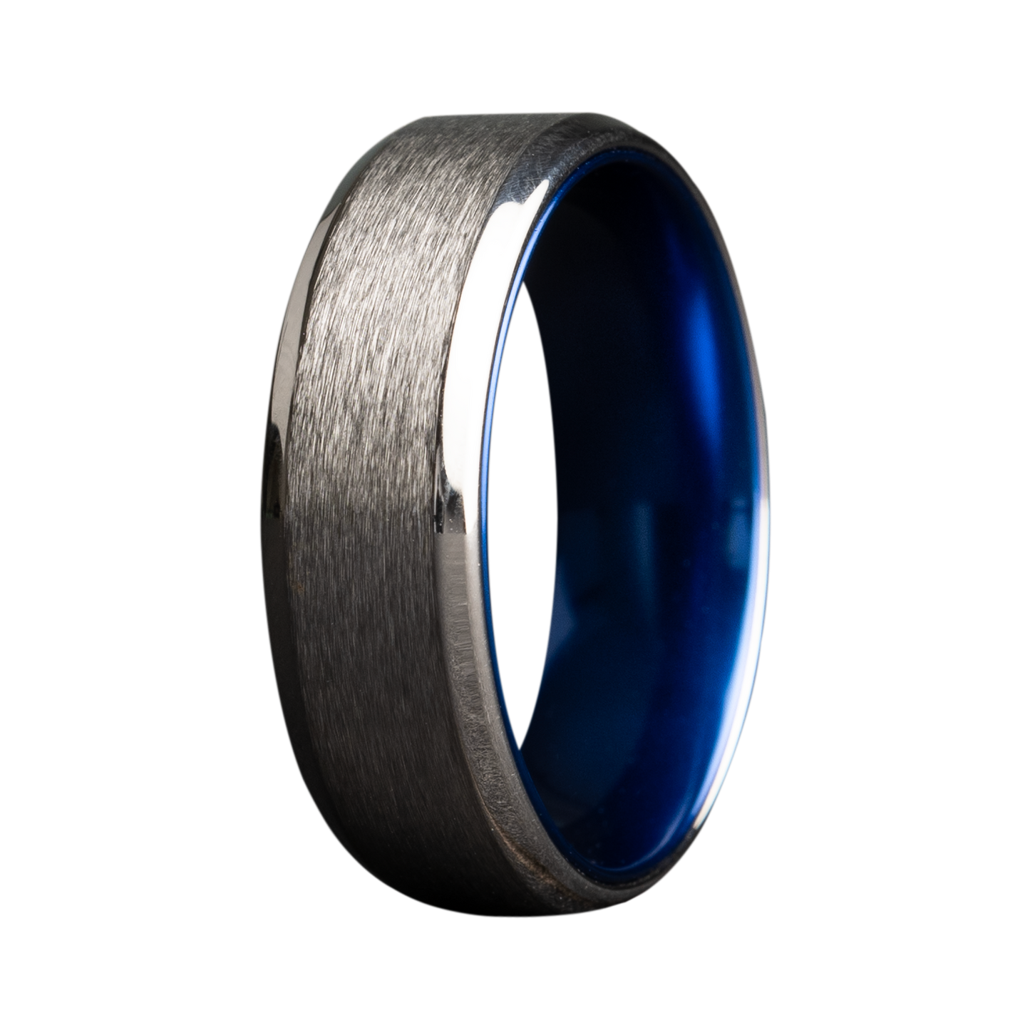 Cobalt Comfort Fit Ring with Blue Sleeve