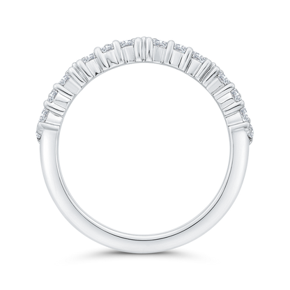 Diamond Wedding Band in 14K White Gold