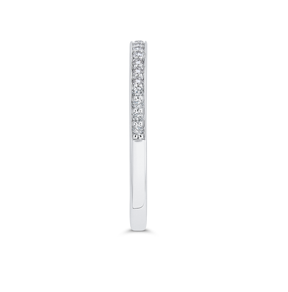 Diamond Half-Eternity Wedding Band in 14K White Gold