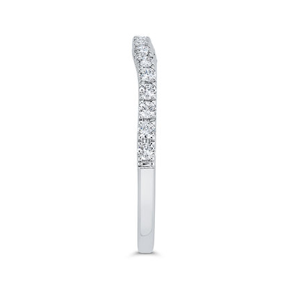 Diamond Wedding Band in 14K White Gold