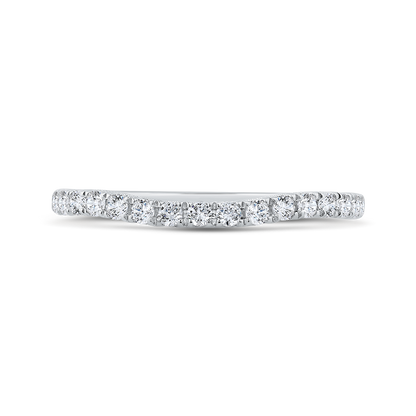 Diamond Wedding Band in 14K White Gold