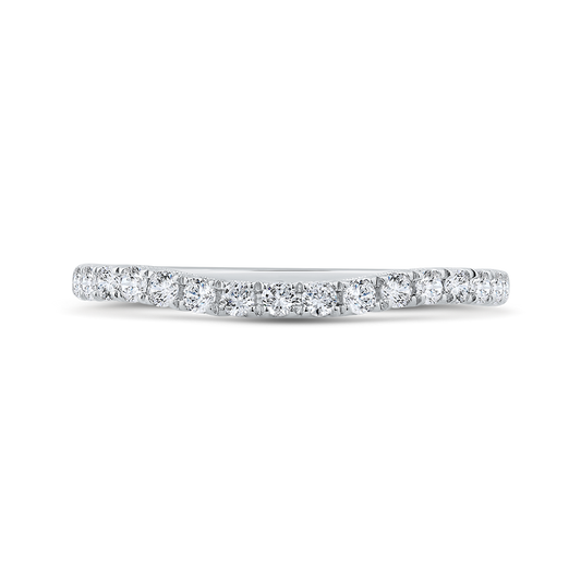 Diamond Wedding Band in 14K White Gold