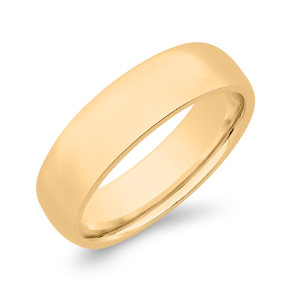 14K Yellow Gold Men's Band