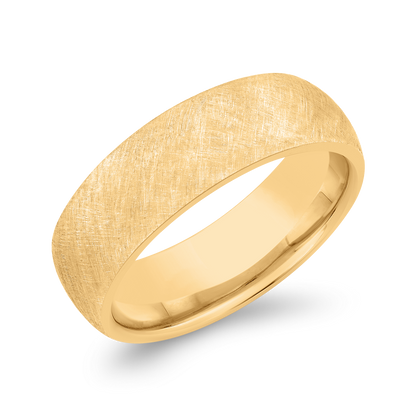 14K Yellow Gold Men's Band