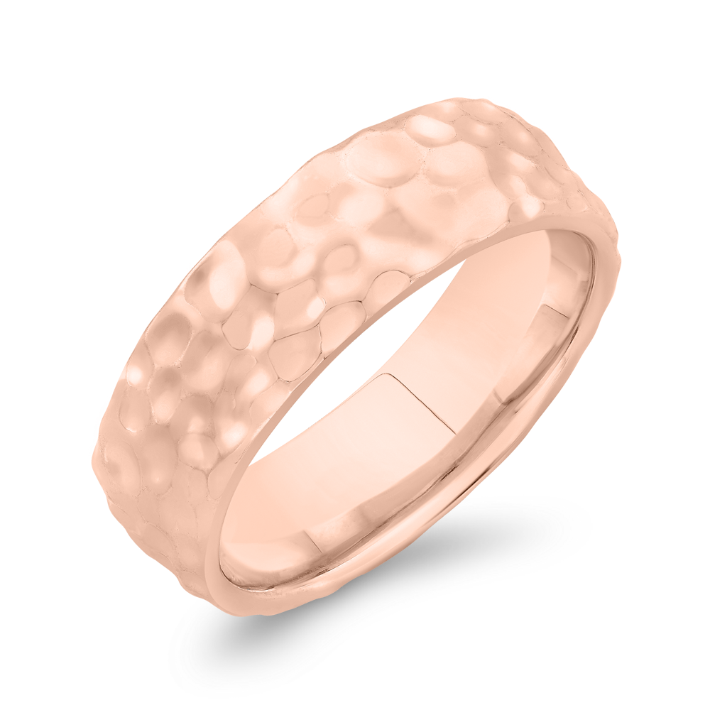 14K Rose Gold Men's Band