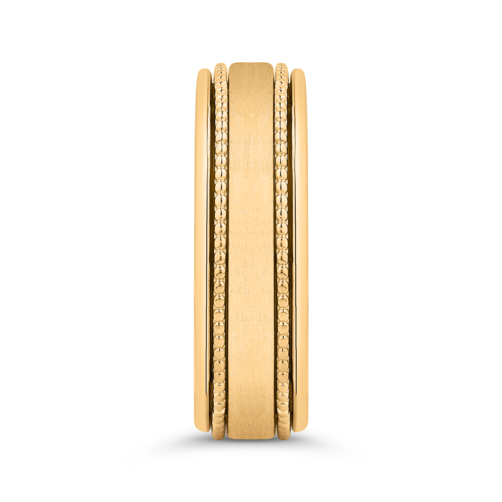 14K Yellow Gold Men's Band