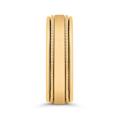 14K Yellow Gold Men's Band