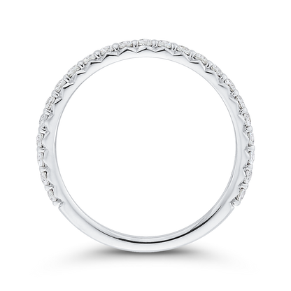 Diamond Wedding Band in 14K White Gold