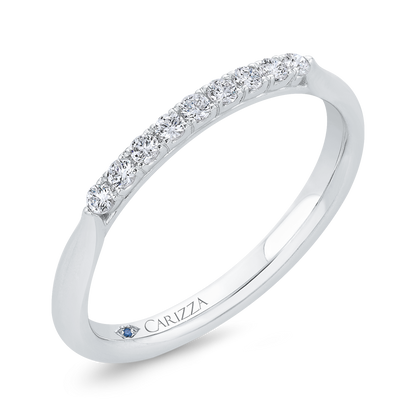 Diamond Wedding Band in 14K White Gold