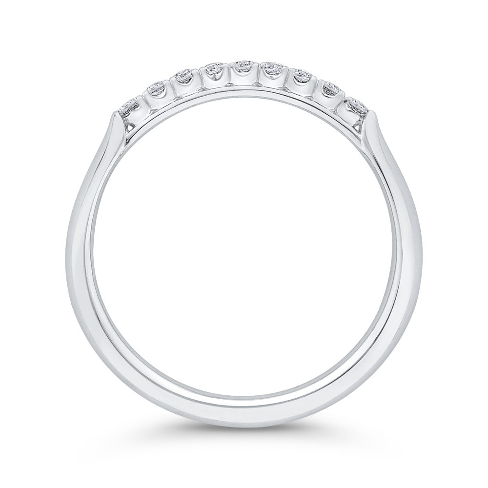 Diamond Wedding Band in 14K White Gold