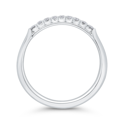 Diamond Wedding Band in 14K White Gold