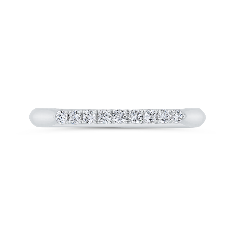 Diamond Wedding Band in 14K White Gold