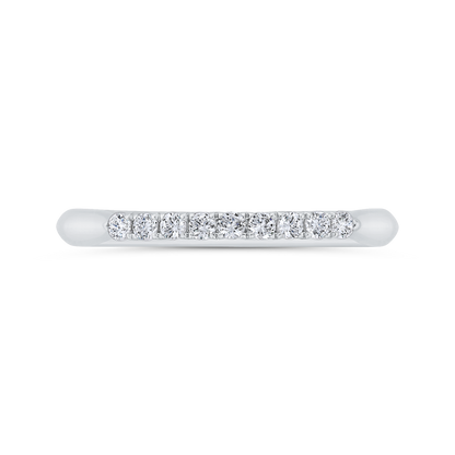 Diamond Wedding Band in 14K White Gold