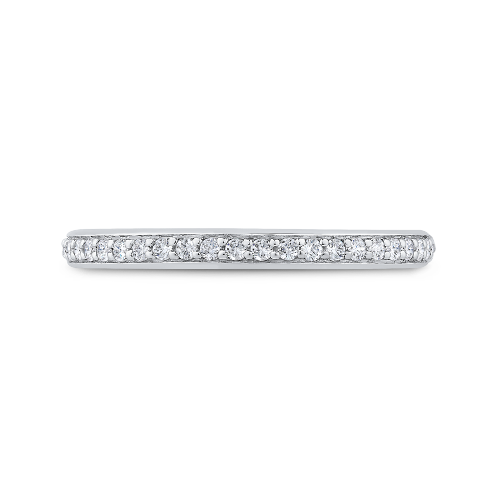 Diamond Wedding Band in 14K White Gold