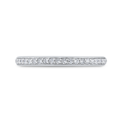 Diamond Wedding Band in 14K White Gold