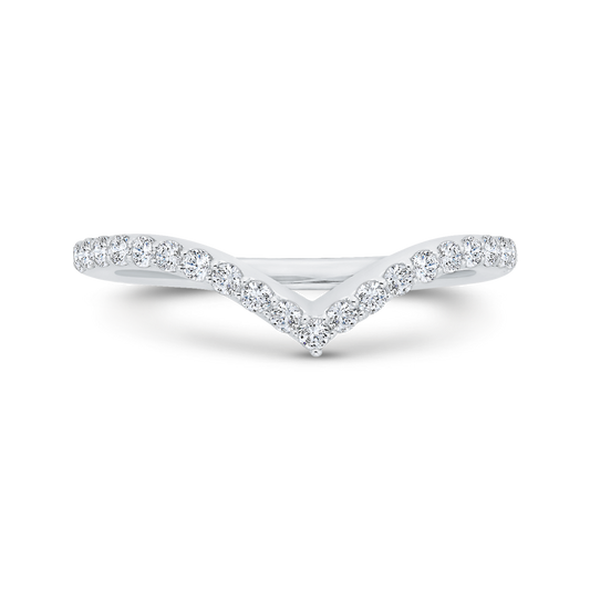 Diamond Wedding Band in 14K White Gold