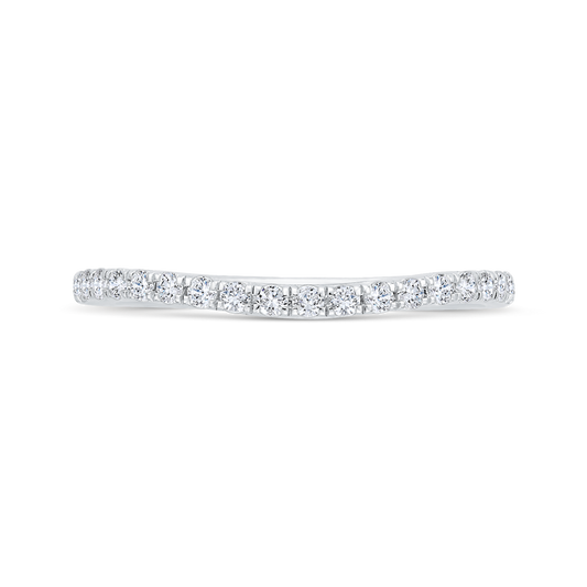 Diamond Wedding Band in 14K White Gold