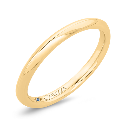 Plain Wedding Band in 14K Yellow Gold