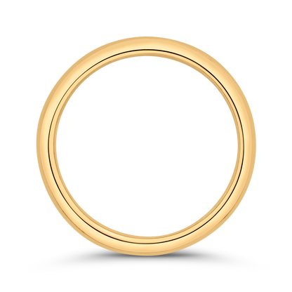 Plain Wedding Band in 14K Yellow Gold