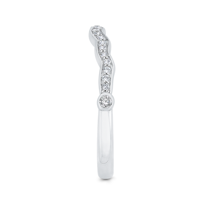 Diamond Wedding Band in 14K White Gold