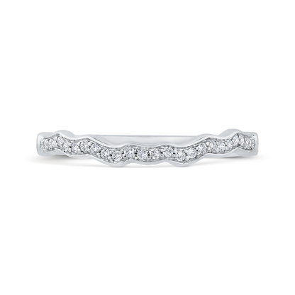 Diamond Wedding Band in 14K White Gold