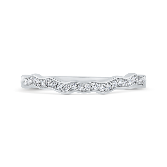 Diamond Wedding Band in 14K White Gold
