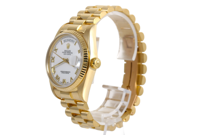 1980 Rolex Day-Date 36mm - 18038 (White Roman)