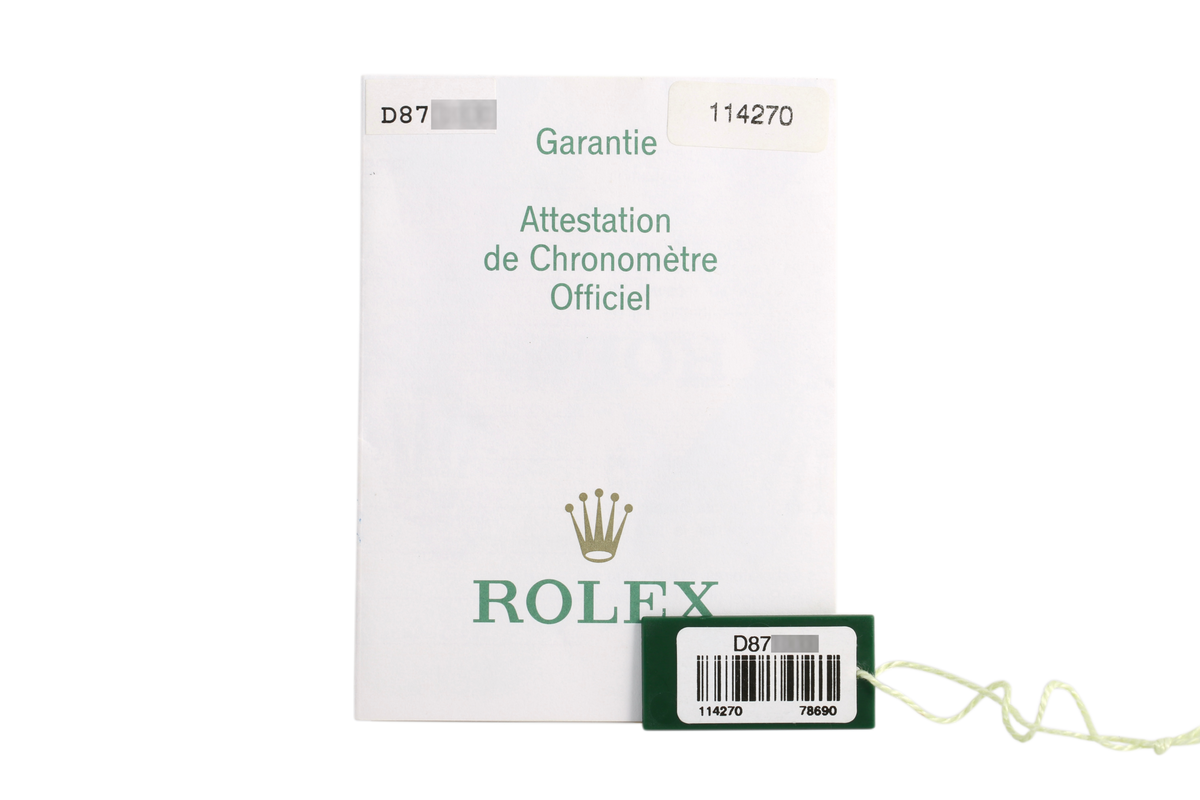 2005 Rolex Explorer 36mm - 114270 (Black)