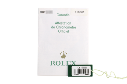 2005 Rolex Explorer 36mm - 114270 (Black)