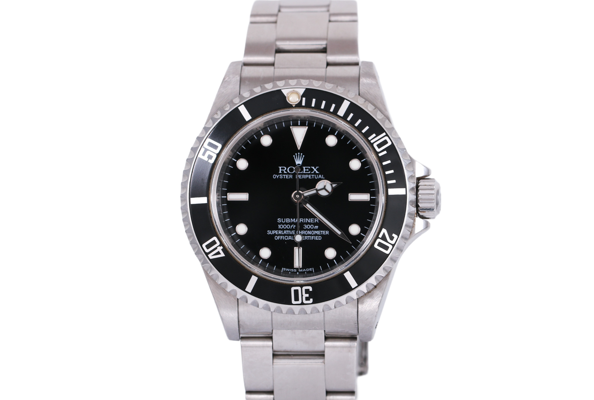 2006 Rolex Submariner No Date Inner Bezel Engraved - 14060M (4 Liner)
