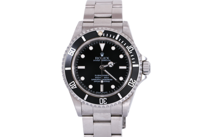 2006 Rolex Submariner No Date Inner Bezel Engraved - 14060M (4 Liner)