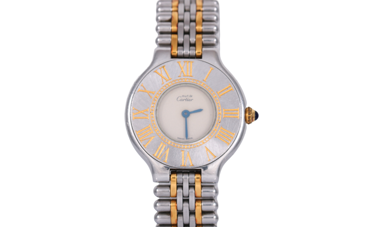 1990s Cartier Must 21 31mm - W10051F4 (White)