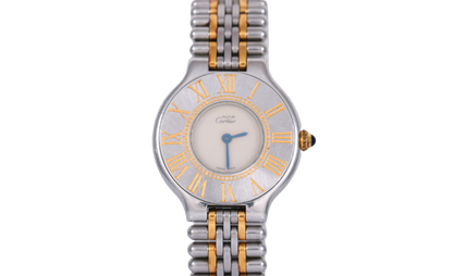 1990s Cartier Must 21 31mm - W10051F4 (White)