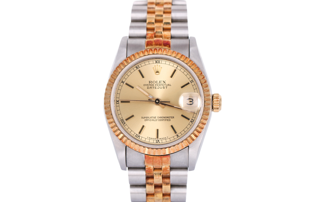 1990 Rolex Datejust 31mm - 68273 (Champagne)
