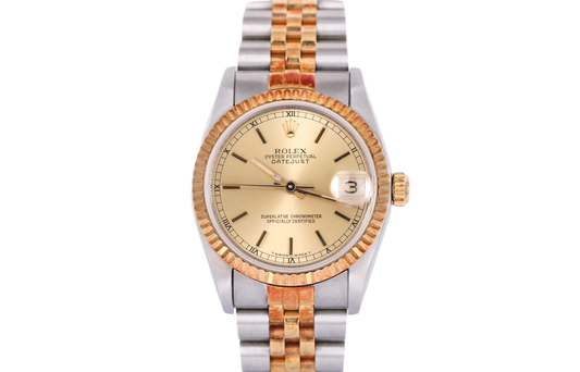 1990 Rolex Datejust 31mm - 68273 (Champagne)