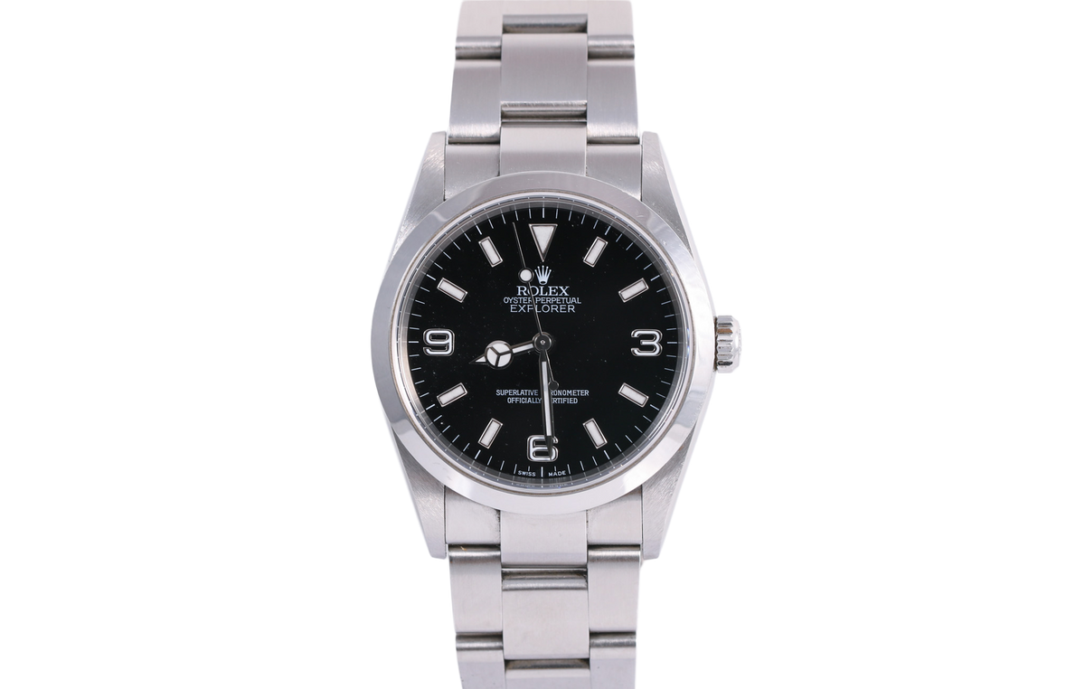 2002 Rolex Explorer 36mm - 114270 (Black)