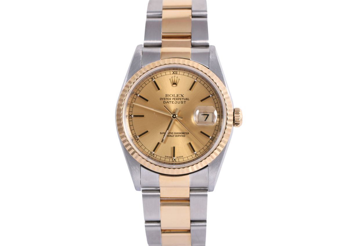 2003 Rolex Datejust 36mm - 16233 (Champagne)