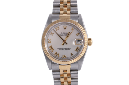 1994 Rolex Datejust 31mm - 68273 (White MOP Roman)