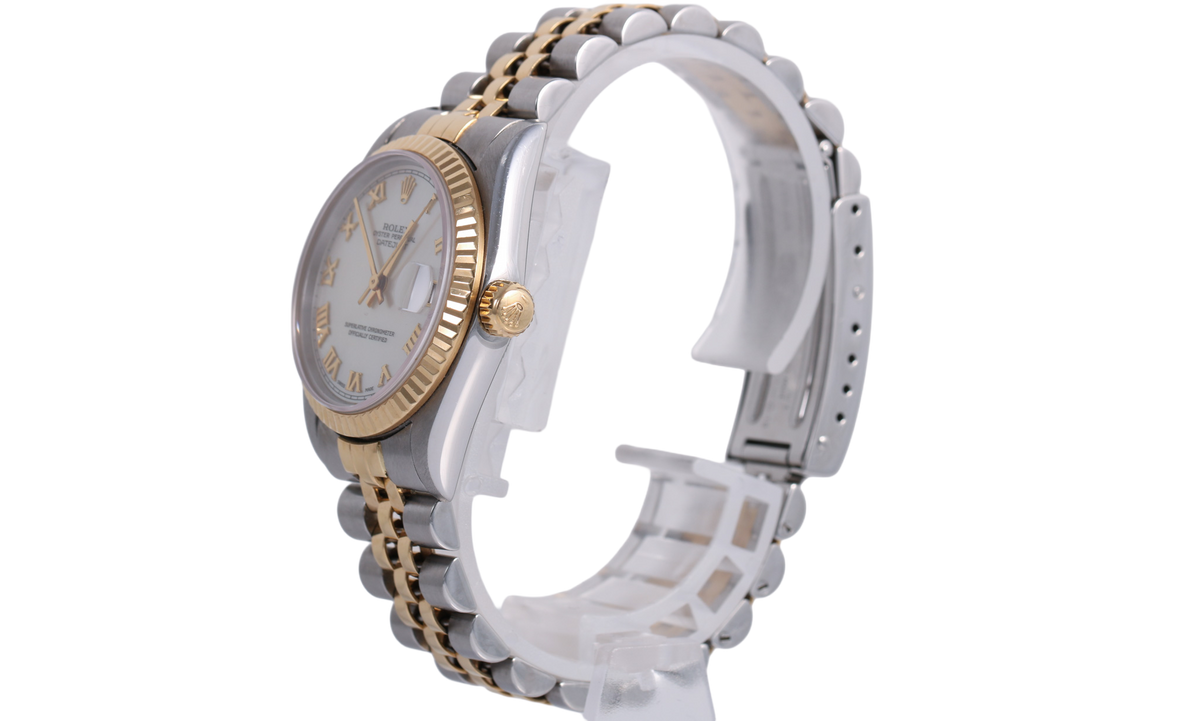 1994 Rolex Datejust 31mm - 68273 (White MOP Roman)