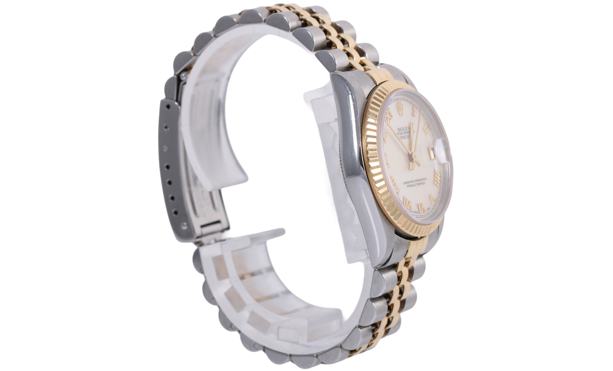 1994 Rolex Datejust 31mm - 68273 (White MOP Roman)