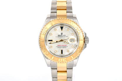 2013 Rolex Yachtmaster 40mm - 16623 (Factory MOP Serti Dial)