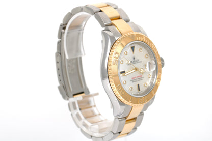 2013 Rolex Yachtmaster 40mm - 16623 (Factory MOP Serti Dial)