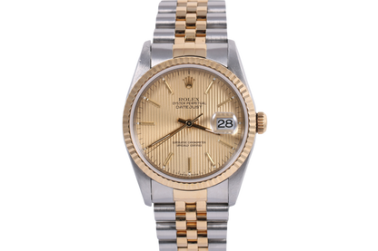 1997 Rolex Datejust 36mm - 16233 (Champagne Tapestry)