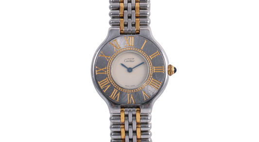 1990s Cartier Must 21 28mm - 1330 (White)