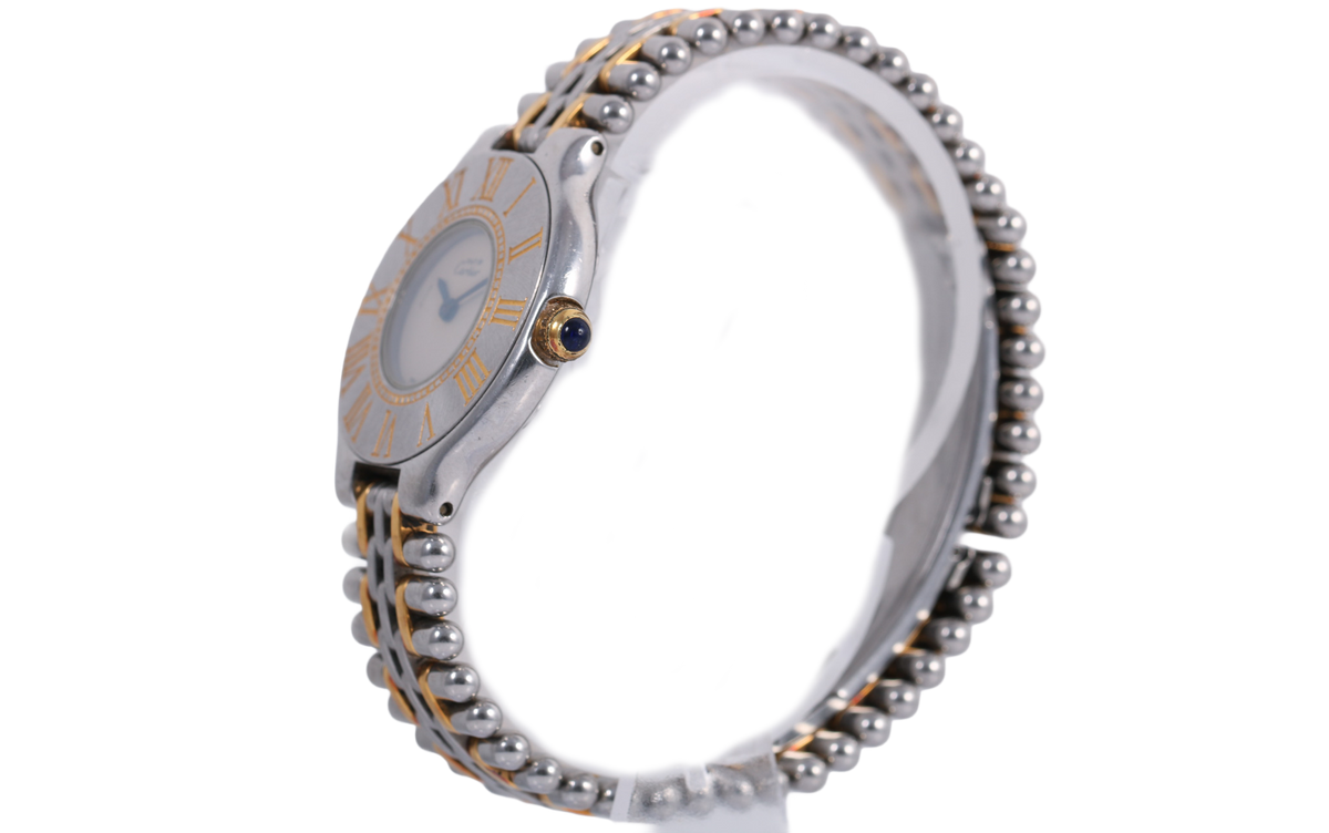 1990s Cartier Must 21 28mm - 1330 (White)