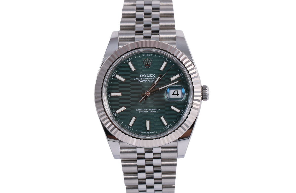 2023 Rolex Datejust 41mm Jubilee - 126334 (Green Motif)