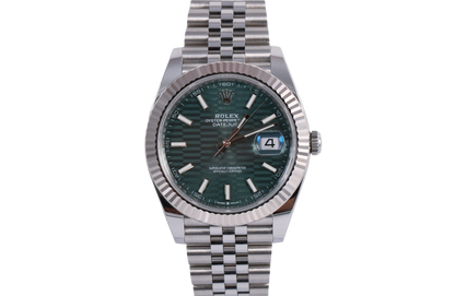 2023 Rolex Datejust 41mm Jubilee - 126334 (Green Motif)