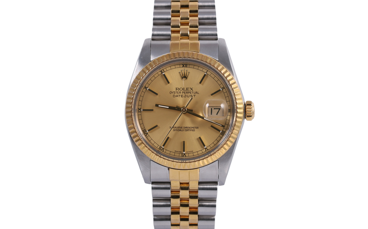 1988 Rolex Datejust 36mm - 16013 (Champagne)
