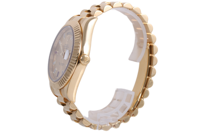 2013 Rolex Day-Date 41mm - 218238 (Factory Champagne Diamond/Ruby)